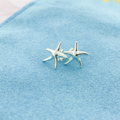 Dainty Starfish Stud Earrings